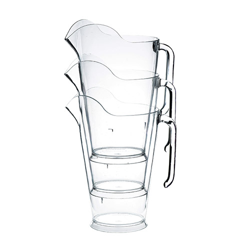 Claro Stackable Jug Plastic Lined @ 4pt CE - 52-24-404 (Pack of 24)