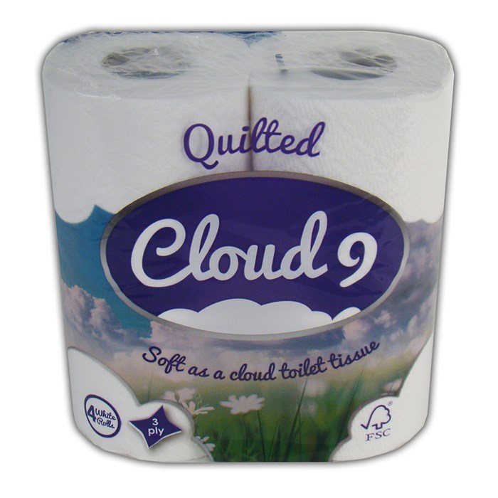 Cloud 9 Conventional Toilet Roll Quilted 3 ply (40)- CL-CAT-C93