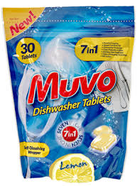 muvo Lemon dishwash tablets XL pack - CL-CAT-MUVOL