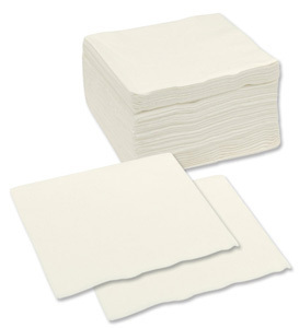 1ply Napkins White - DIS-NAP-33/1-W-C