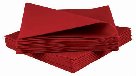 40cm 2ply Burgundy Napkins - DIS-NAP-40/2-BU