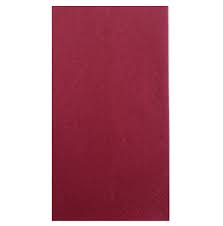 40cm 2ply 8 Fold Burgundy Napkins - DIS-NAP-40/2-BU8