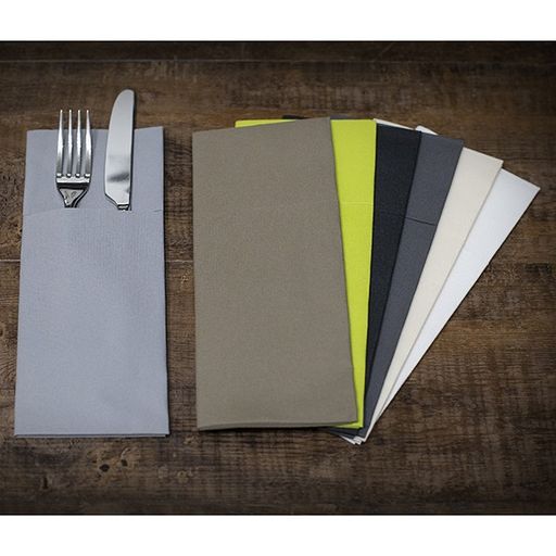 Airlaid Pop in Napkins Slate Grey  (500) - DIS-NAP-TABPOP-SL