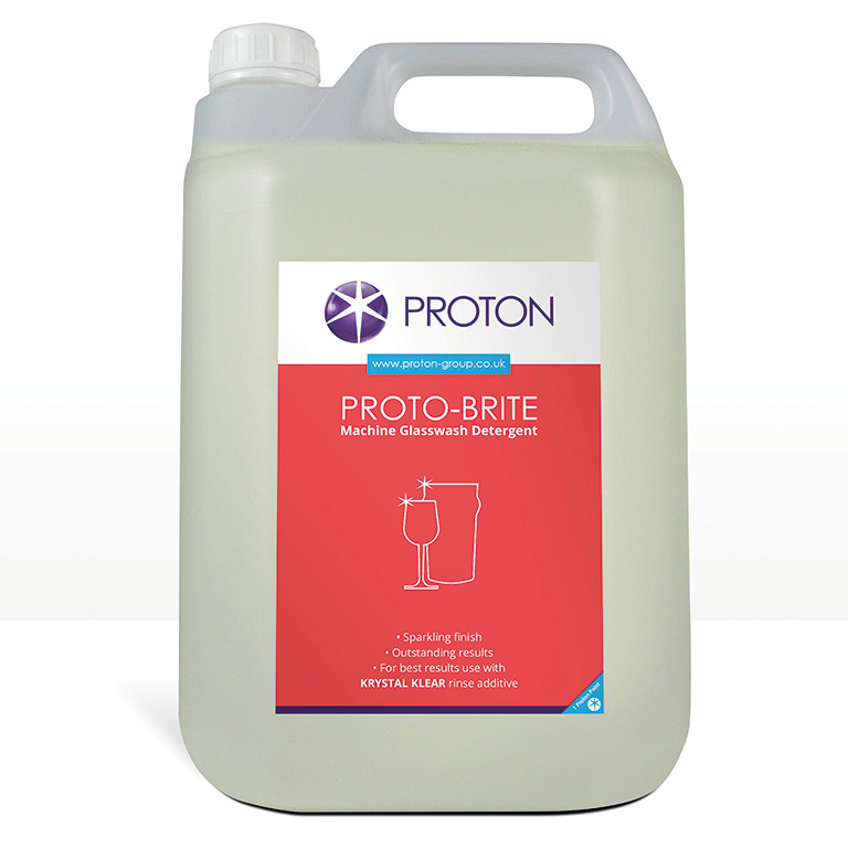 Protobrite Glasswash Detergent 5L- CL-CAB-PROTO