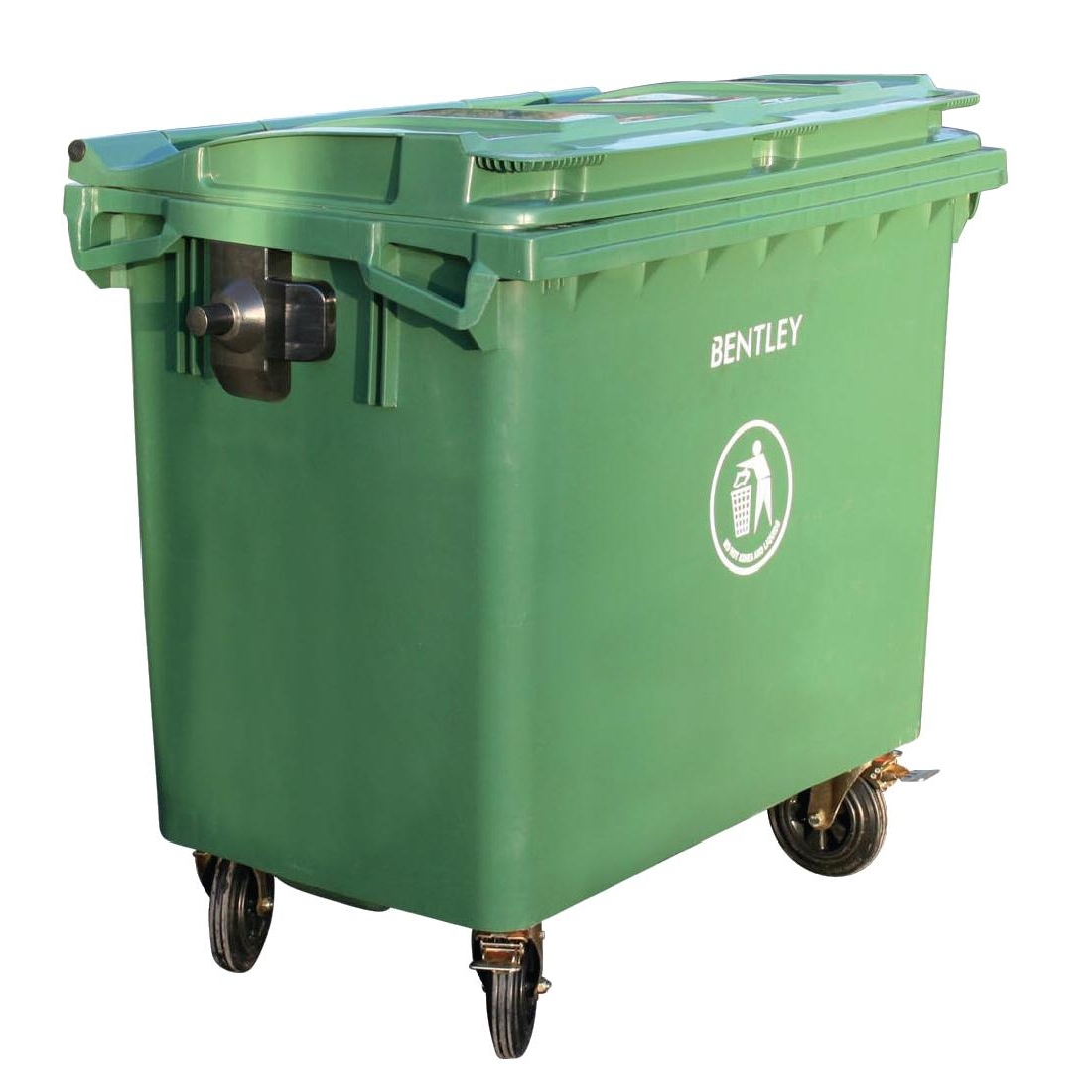 Roll Top Lid Wheelie Bin - U668