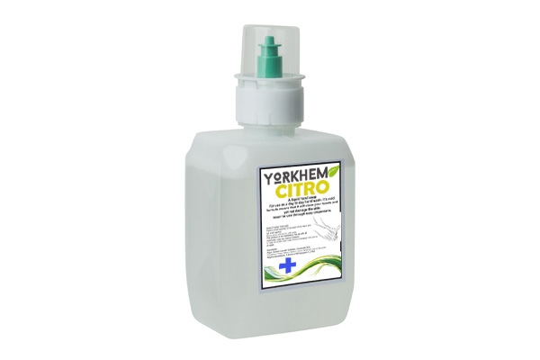 Yorkhem CITRO Foaming Citrus Antibacterial Hand Soap Cartridge Cartridge 1Litre - CL-YK-CITROC