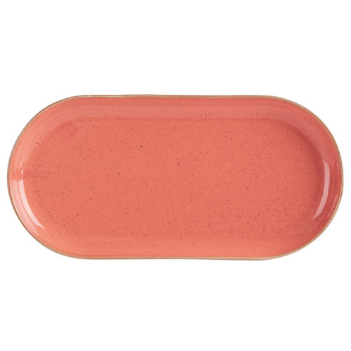 Coral Narrow Oval Plate 30cm - 118130CO (Pack of 6)