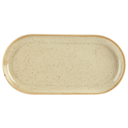 Wheat Narrow Oval Plate 30cm - 118130WH (Pack of 6)