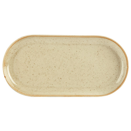 Wheat Narrow Oval Plate 32x20cm/12.5x8