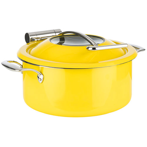 4 Piece Chafing Dish Set* - Yellow - 12336 (Pack of 1)