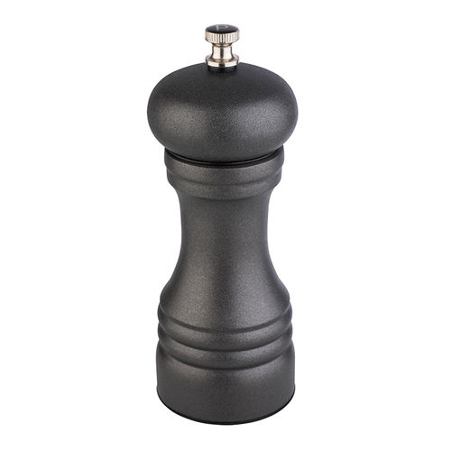 Carbon Steel 'Gunmetal' Pepper mill  6cm / 2.4