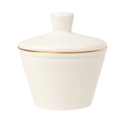 Line Gold Band Sugar Bowl with Lid 25cl - 835825GB (Pack of 6)
