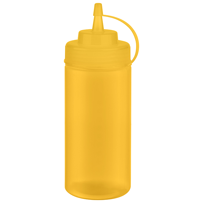 6 Piece Set Squeeze Bottles (Yellow) - 93254 (Pack of 1)