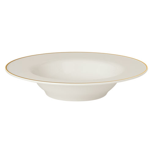 Academy Event Gold Band Deep Soup/Pasta Plate 26cm/10