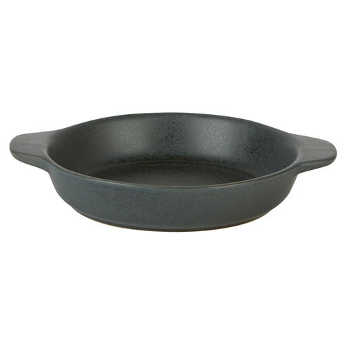 Rustico Carbon Round Eared Dish 12cm - C31200 (Pack of 12)