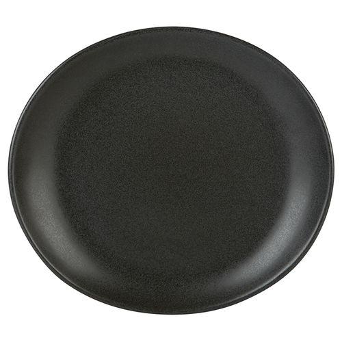 Rustico Carbon Bistro Oval Plate 29.5cm - C31305 (Pack of 12)