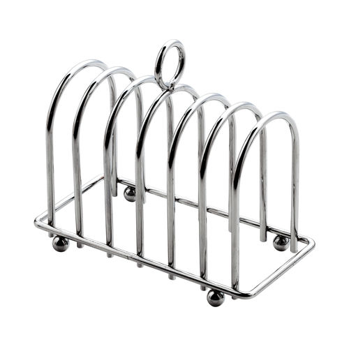 6 Slice Chrome Toast Rack - CB0031 (Pack of 1)