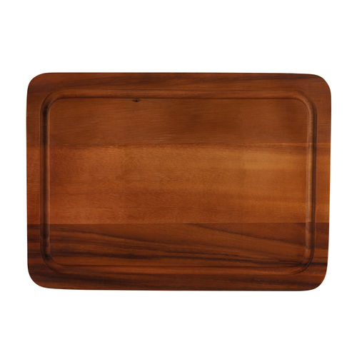 Acacia Cutting Board c/w Groove 28.5x40x2cm - CB2018 (Pack of 1)