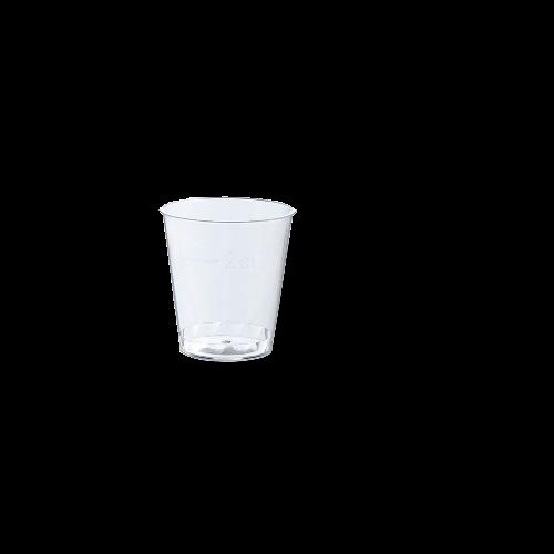 1oz (25ml) Clear Polystyrene (PS) Plastic Shot Glass