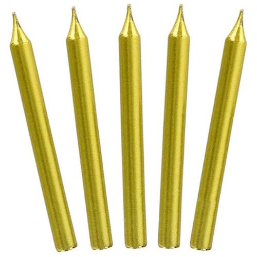 Gold Celebration Candles 51mm (Pack of 100)