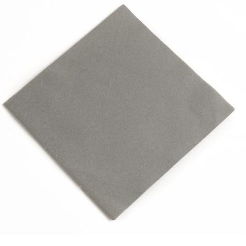 Airlaid napkins 40cm Grey 4 fold (500) - DIS-NAP-TAB-G