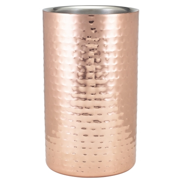 GenWare Hammered Copper Plated Wine Cooler - 003HC