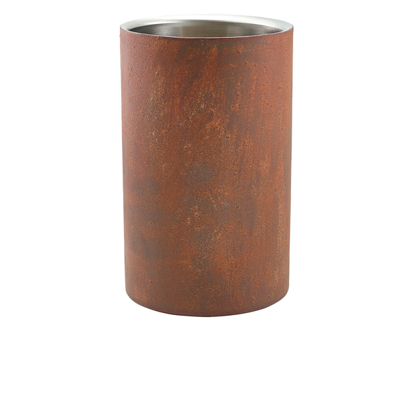 Rust Effect Wine Cooler 12cm Dia x 20cm High - 003RT