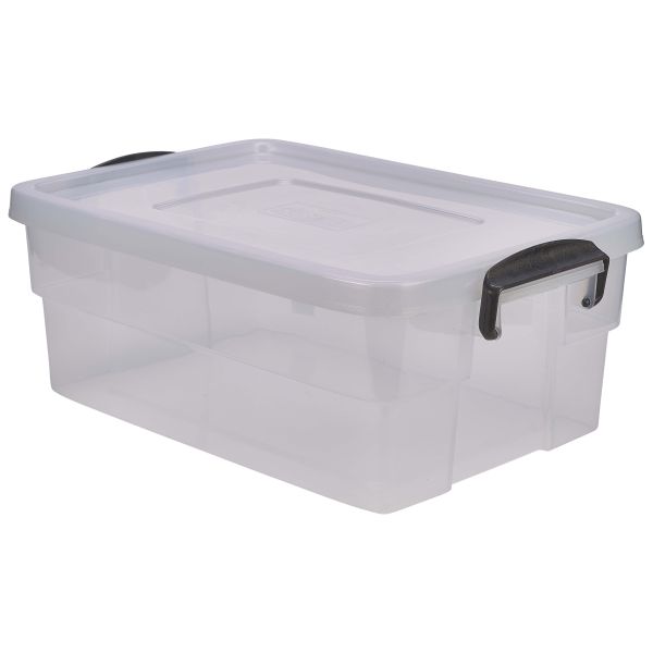 Storage Box 38L W/ Clip Handles - 10280 (Pack of 4)