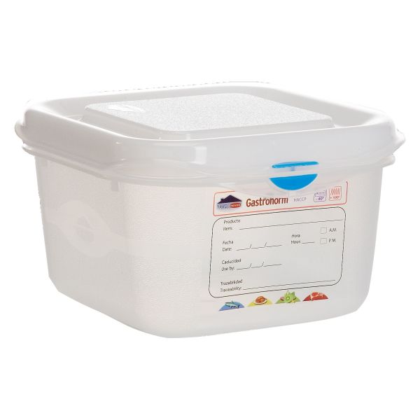 GN Storage Container 1/6 100mm Deep 1.7L - 12380 (Pack of 12)