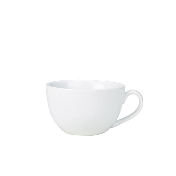Genware Porcelain Bowl Shaped Cup 29cl/10.25oz - 322129 (Pack of 6)