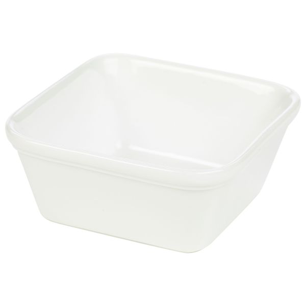 Genware Porcelain Square Pie Dish 12cm/4.75