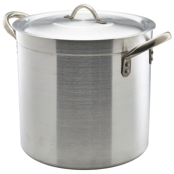 Aluminium Deep Stockpot With Lid 17Litre - 709-28