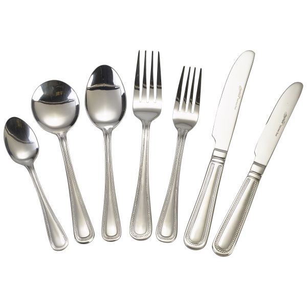 Bead Pattern 7 Piece Sample Cutlery Set - 7PCS-BEAD (Pack of 1)