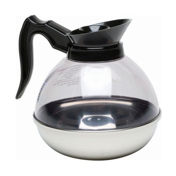 Coffee Decanter Clear Top/S/St.Base 1.9L/64oz - 8890 (Pack of 1)