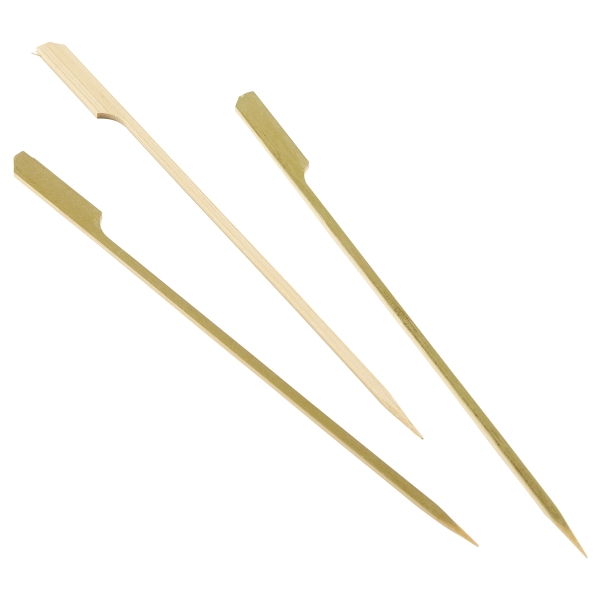 Bamboo Gun Shaped Paddle Skewers 21cm/8.25