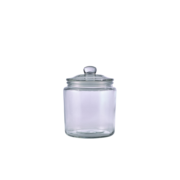 GenWare Glass Biscotti Jar 90cl - BSJ-09 (Pack of 12)