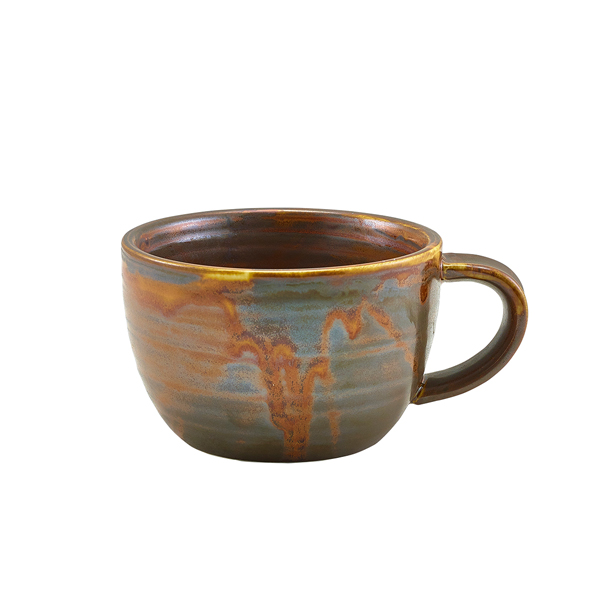 Terra Porcelain Rustic Copper Coffee Cup 28.5cl/10oz - CUP-PRC28 (Pack of 6)