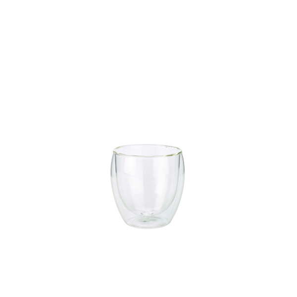 Double Walled Coffee Glass 25cl / 8.75oz - DWG250 (Pack of 6)