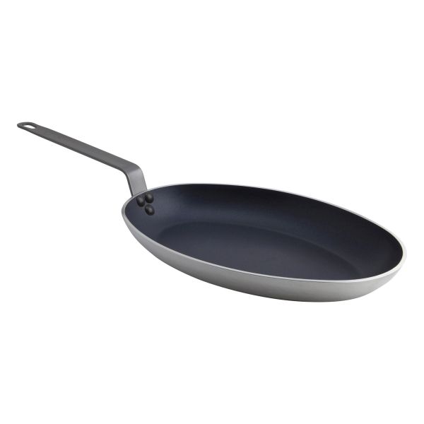 Non Stick Teflon Aluminium Oval Fish Pan 36cm - FHP36NS