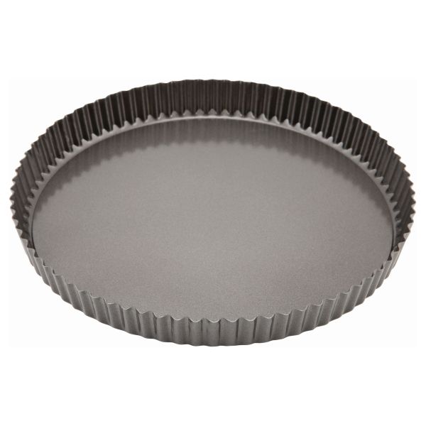 Carbon Steel Non-Stick Fluted Quiche Tin 29cm - FQT-CS29