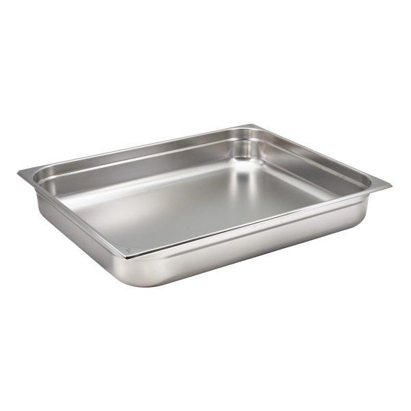 St/St Gastronorm Pan 2/1 - 100mm Deep - GN21-100