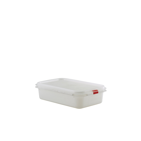 GenWare Polypropylene Container GN 1/4 65mm - GNPP14-065 (Pack of 6)