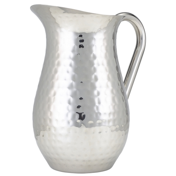 GenWare Hammered Stainless Steel Water Jug 2L/67.6oz - HWJ200