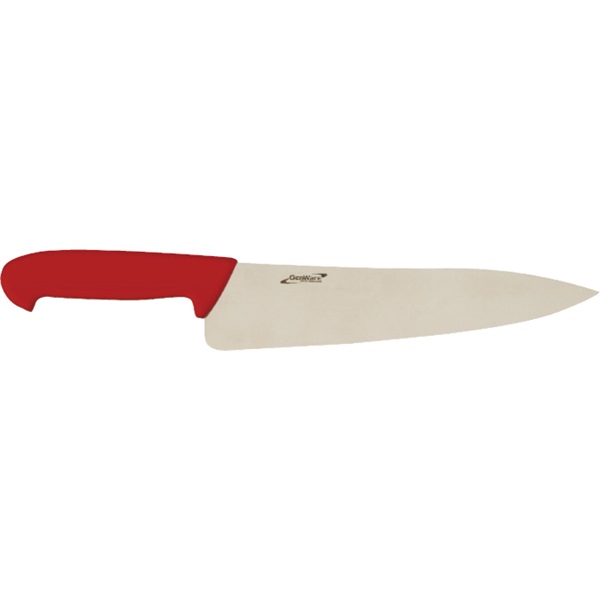 Genware 10'' Chef Knife Red - K-C10R