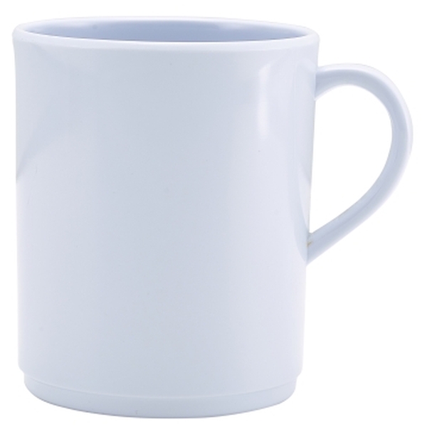 Genware 10oz Melamine Mug White - MEL10MUG (Pack of 6)