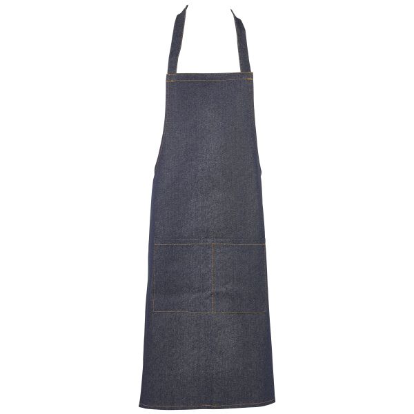 Unwashed Denim Bib Apron 70 x 90cm - NA22