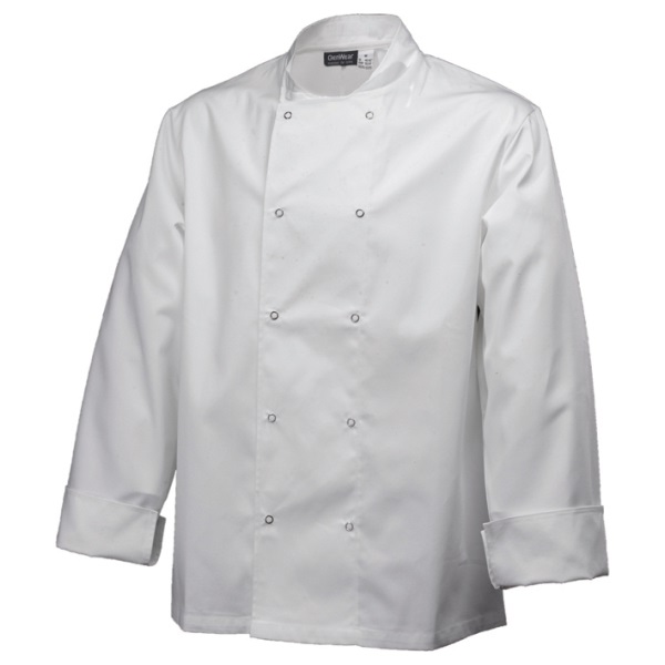 Basic Stud Jacket (Long Sleeve) White XS Size - NJ01-XS