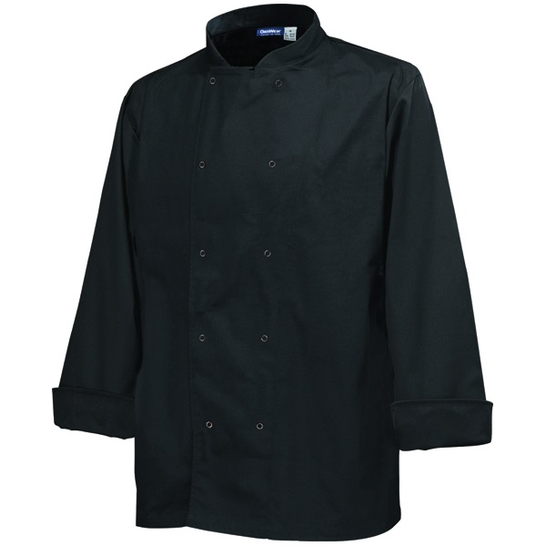 Basic Stud Jacket (Long Sleeve) Black L Size - NJ19-L