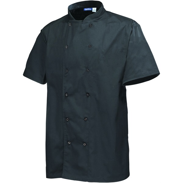 Basic Stud Jacket (Short Sleeve) Black M Size - NJ20-M