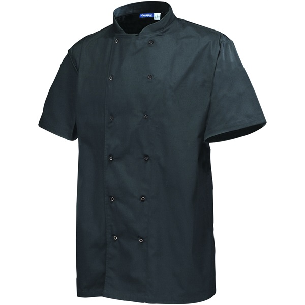Basic Stud Jacket (Short Sleeve) Black XS Size - NJ20-XS